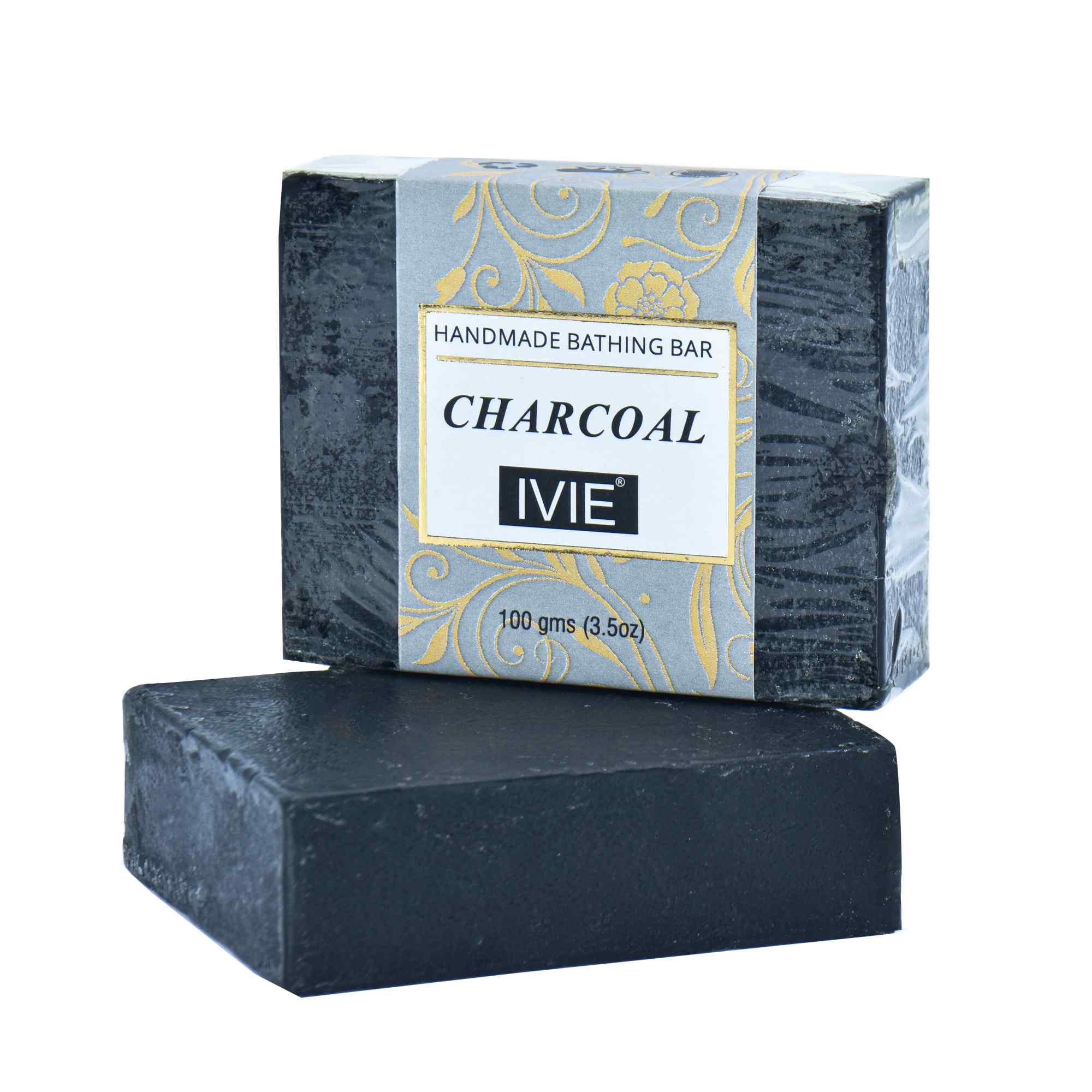 IVIE Handmade Soaps || Natural Organic ingredients of Charcoal, Tan & Dead Skin Remover Calming & Longevity Fragrance and Paraben Free