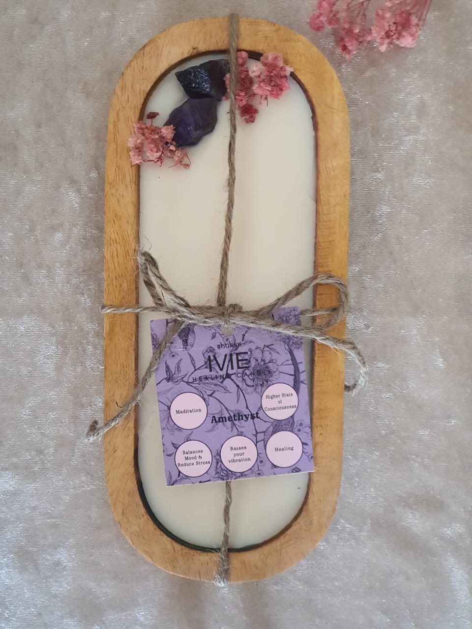 IVIE Healing Candle Amethyst