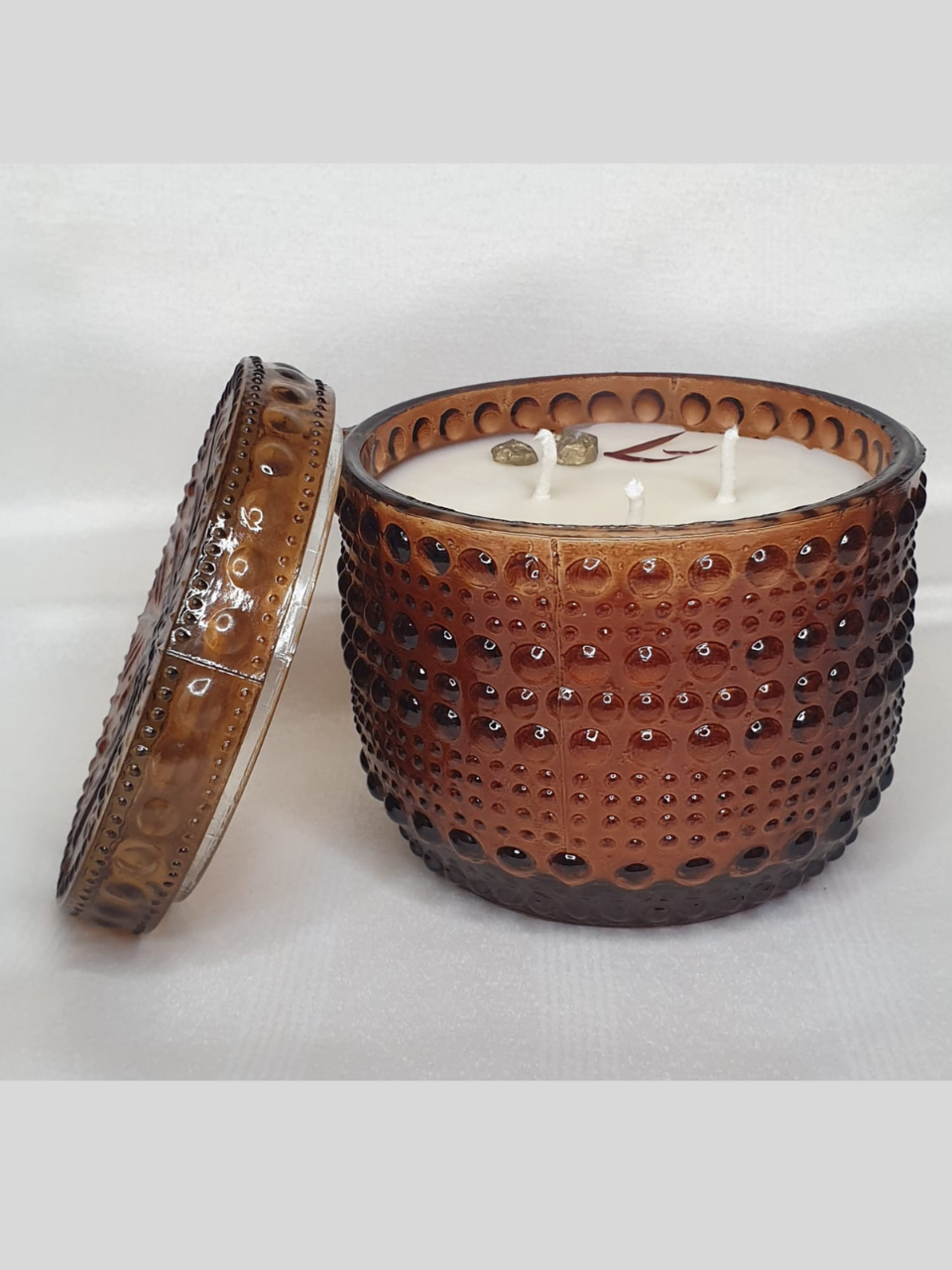 IVIE Dotted Glass Jar Candle