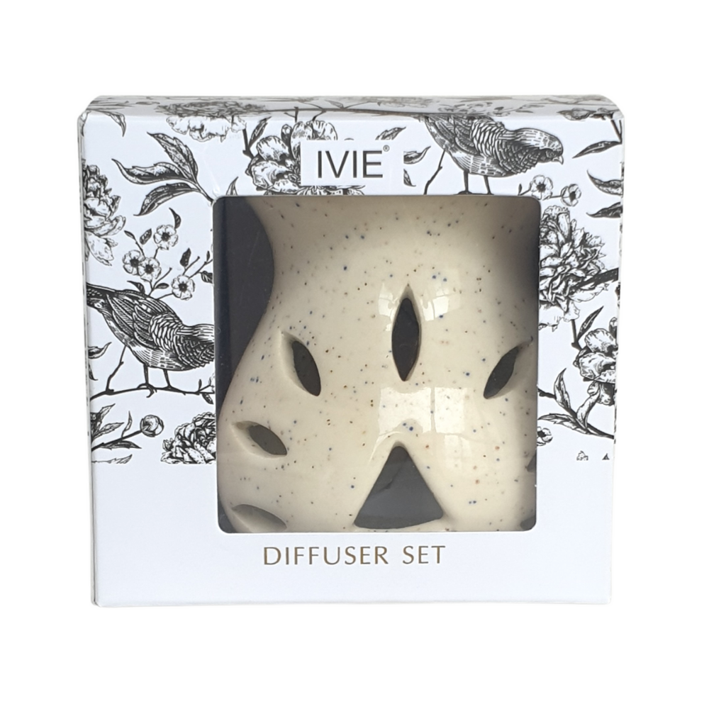 IVIE Ceramic Diffuser Essential Oil Burner Gift Set