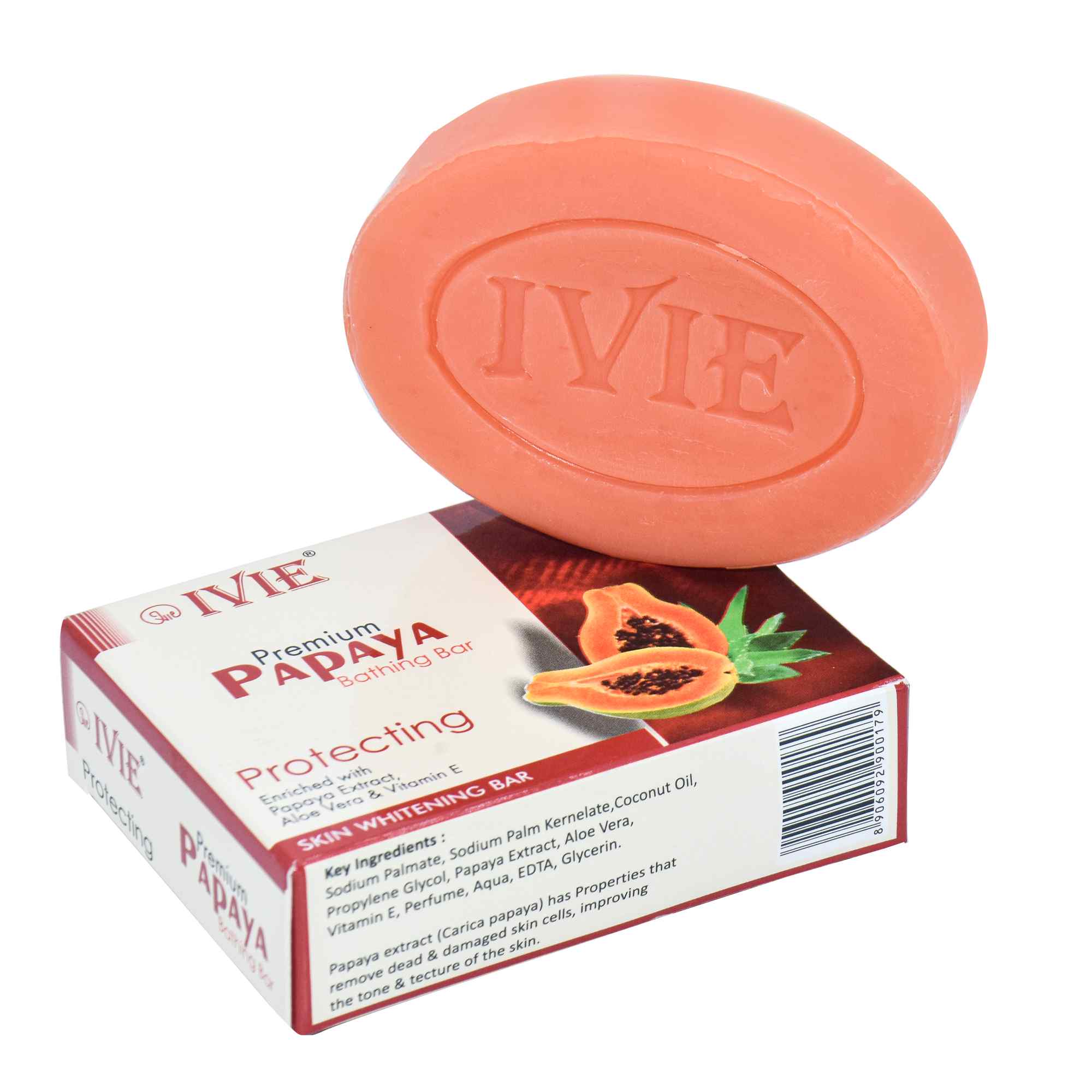 IVIE Handmade Soaps || Natural Organic ingredients of Papaya, Lightenting and Whitening, Calming Fragrance and Paraben Free.