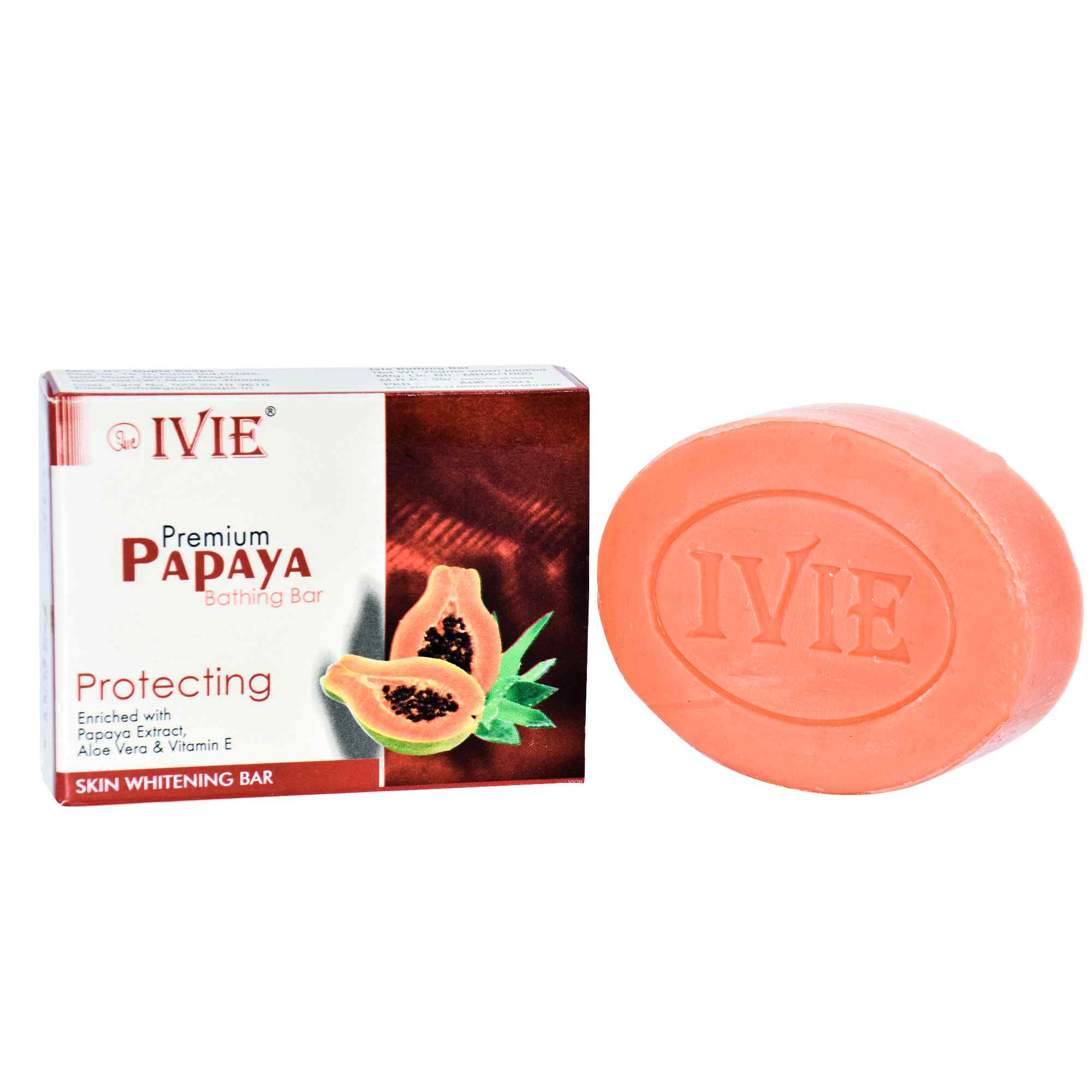 IVIE Handmade Soaps || Natural Organic ingredients of Papaya, Lightenting and Whitening, Calming Fragrance and Paraben Free.